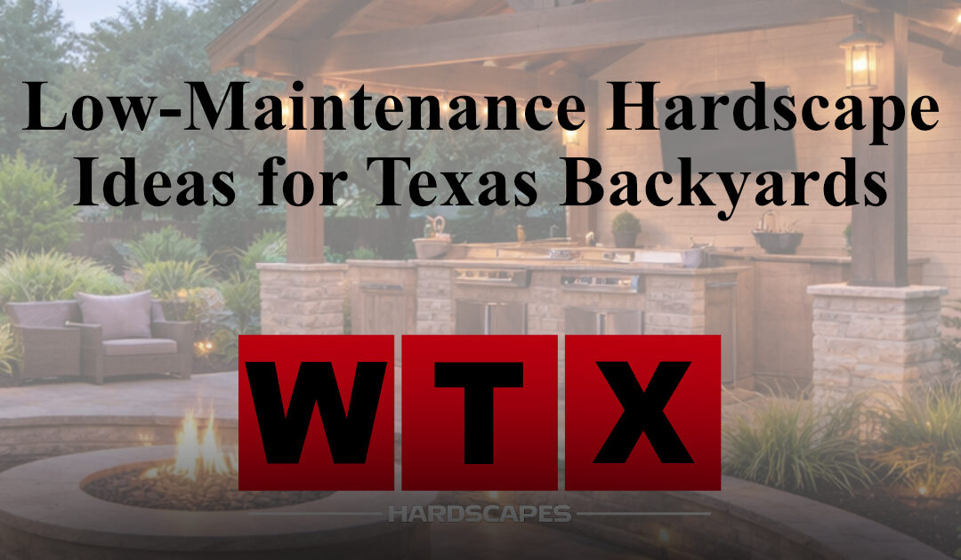 Low-Maintenance Hardscape Ideas for Texas Backyards
