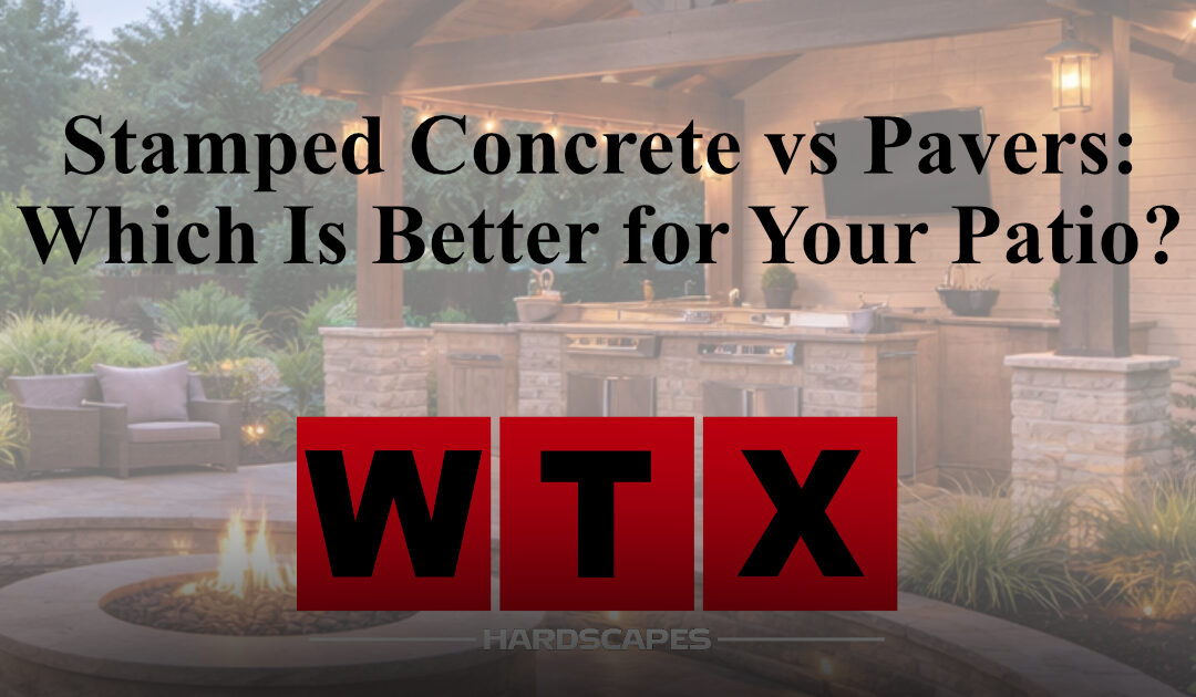 Stamped Concrete vs Pavers: Which Is Better for Your Patio?